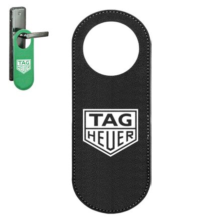 Custom Two-Tone Faux Leather Door Hanger