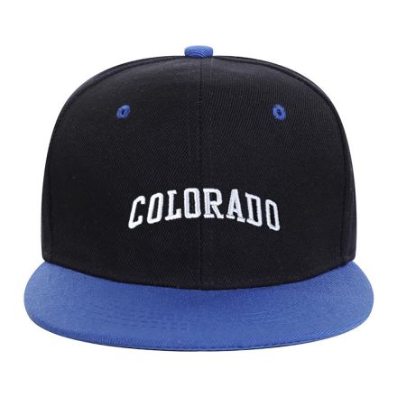 Custom Two-Tone Flat Bill Snapback Cap