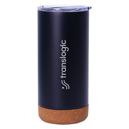 Custom Vacuum Tumbler w/ Cork Bottom - 16 oz.