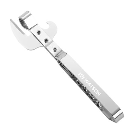 Custom Stainless Steel Can Opener & Corkscrew