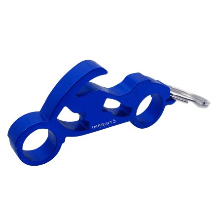 Custom Motorbike Shaped Bottle Opener w/ Keyring