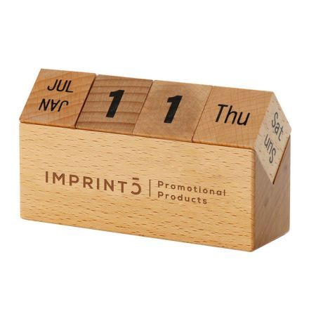 Custom Eco-friendly Wooden Desk Calendar