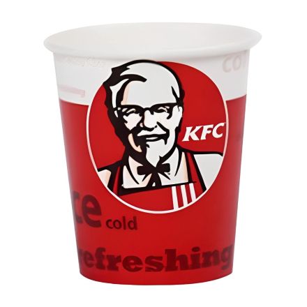 8 oz. Custom Printed White Paper Hot Cups (80mm) - 1000 / Case