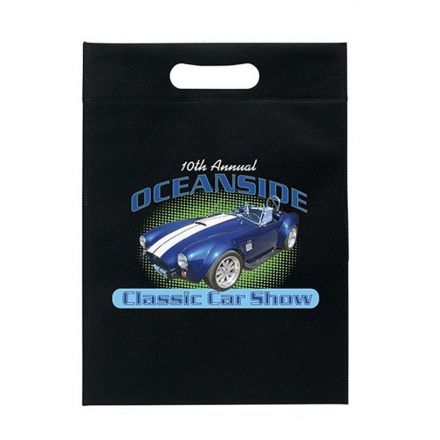 Full Color Custom Non-Woven Die-Cut Handle Bag - 10"w x 14"h