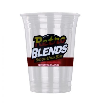 16 oz. Custom Plastic PET Cold Cups (95mm) - 1000 / Case