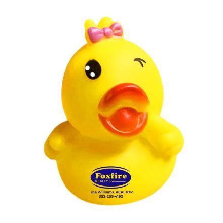 Custom Soft Cute Rubber Ducks - 2.2" x 2" x 1.6"