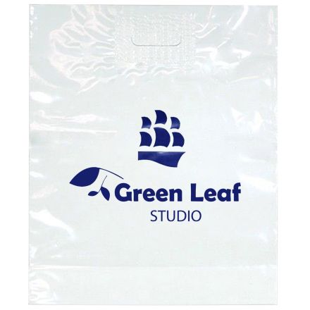 Patch Handle Promotional Plastic Bags - 15"w x 18"h x 4"d