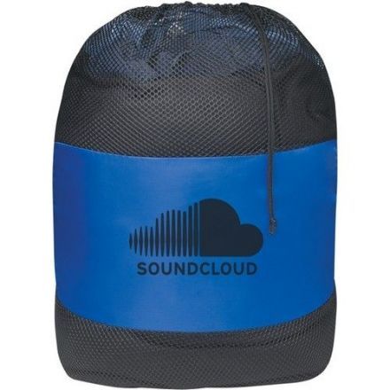 Drawstring Mesh Custom Laundry Bags - 25"w x 36"h