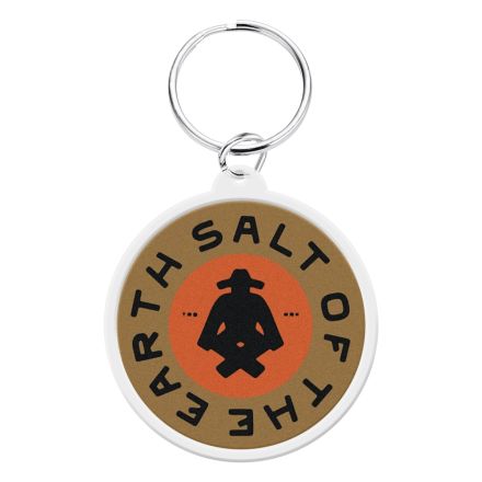 Full Color Custom Round Acrylic Key Ring
