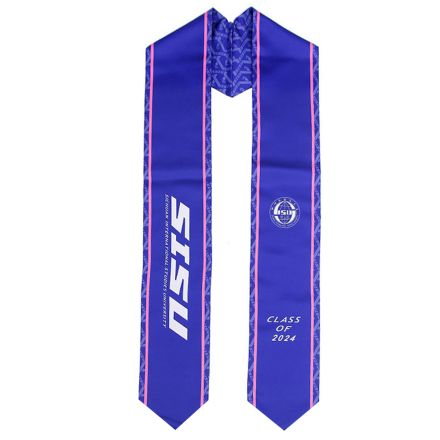 Full Color Custom Satin Fabric Graduation Stole