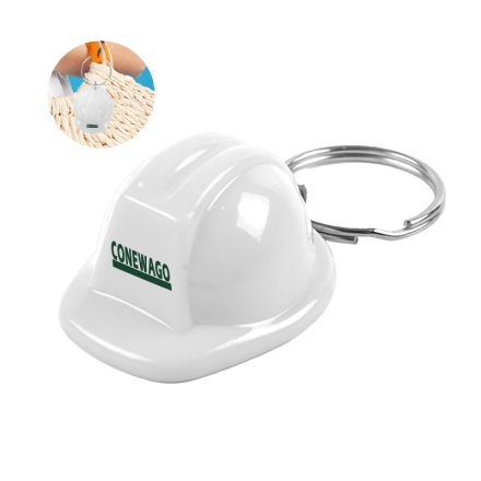 Custom Hard Hat Shaped Key Chain