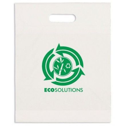 Custom Recycled Plastic Bag - 12"w x 15"h x 3"d