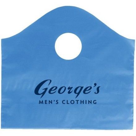 Custom Frosted Personalized Shopping Bag - Die Cut Handle - 12"w x 11"h x 4"d