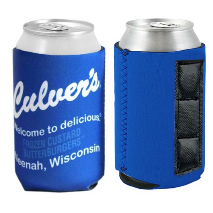 Full Color Custom Collapsible Neoprene Can Cooler - Magnetic