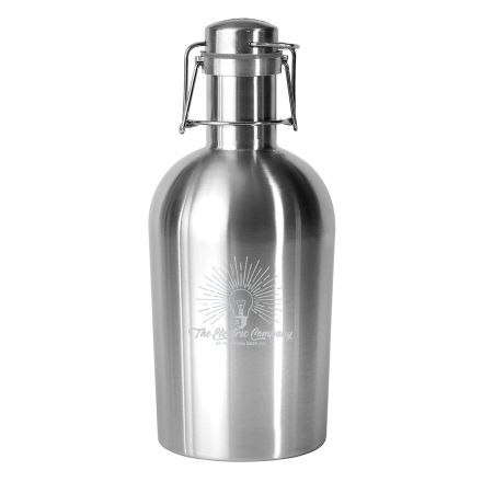 Custom Stainless Steel Beer Growlers - 32 oz.