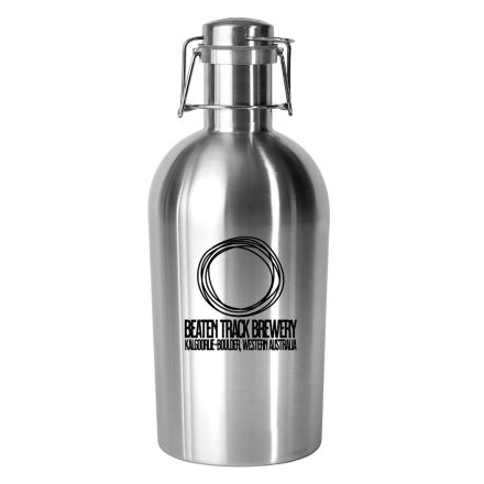 Custom Stainless Steel Beer Growlers - 64 oz.