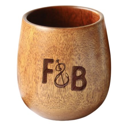 Custom Handmade Wooden Cup - 4 oz.