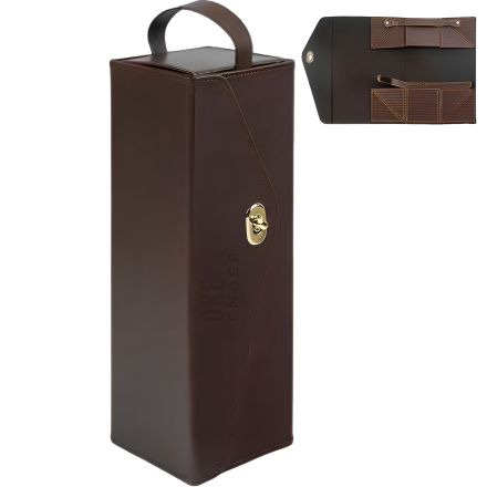 Custom Foldable PU Leather Wine Box