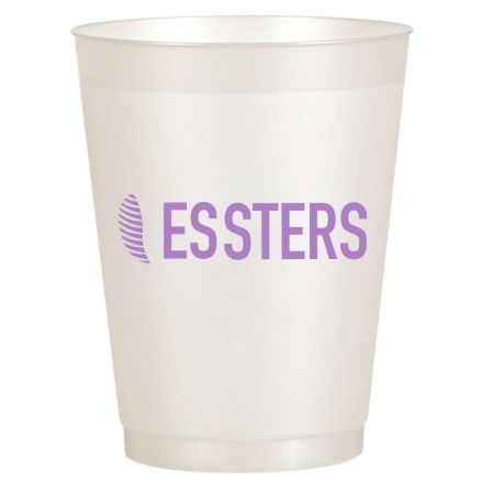 Custom Frosted Flexible Stadium Cups - 16 oz.