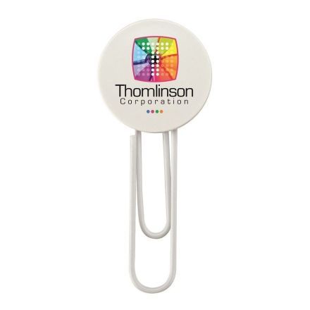 Full Color Custom Round Paper Clip Bookmark