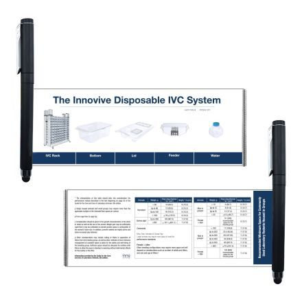 Full Color Custom 2-in-1 Banner Pen w/ Stylus