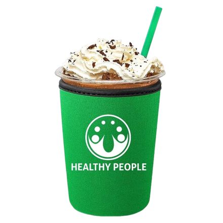 Full Color Custom Neoprene Iced Coffee Sleeves