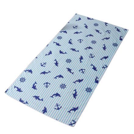 Full Color Custom Polyester Blend Beach Towel - 31.5" x 59"