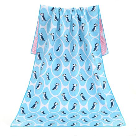 Full Color Custom Waffle Beach Towel - 31.5" x 63"