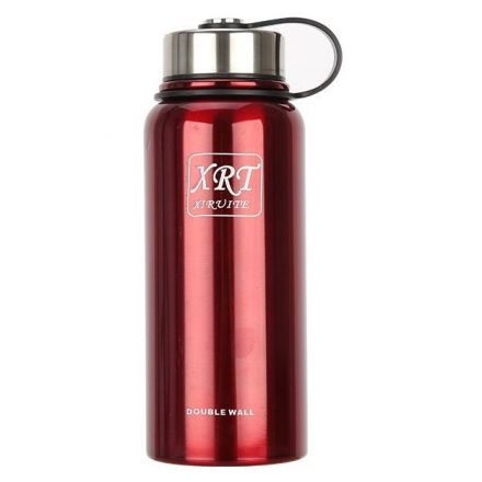 Custom Stainless Steel Water Bottles w/ Carrying Handle - 37 oz.