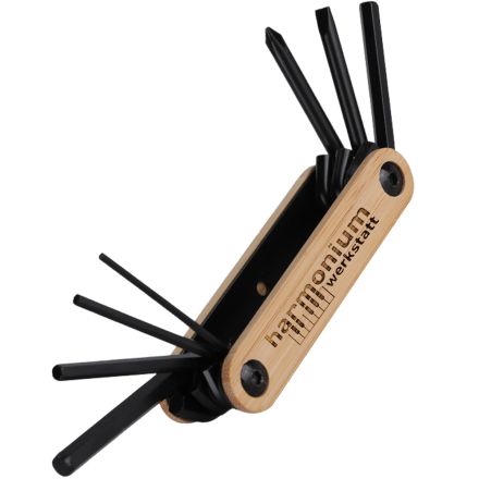 Custom 7 in 1 Bamboo Bicycle Multi-Tool