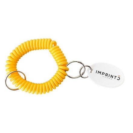 Custom Bracelet Coil Keychains