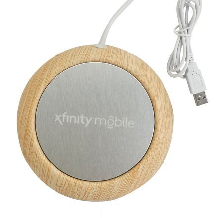 Custom Wood Grain Keep Warm Cup Coaster