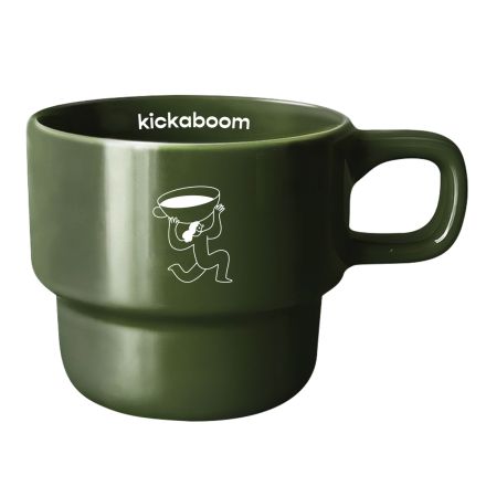 Custom Stackable Ceramic Coffee Mug - 10 oz.