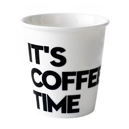 Custom Paper Cup Style Ceramic Tumbler - 10 oz.