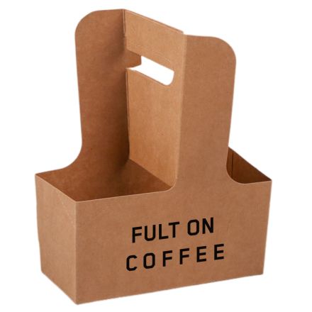 Custom Disposable Dual Cup Carrier