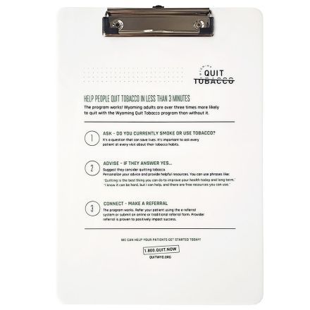 Letter Sized Custom Clipboard w/ Metal Clip