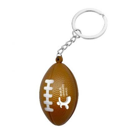 Custom Football Keychain Promotional Stress Ball