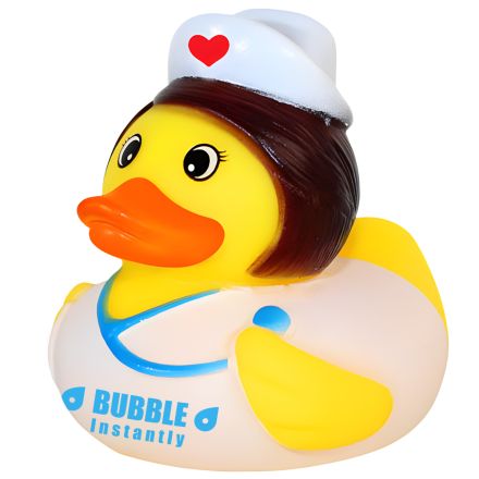Custom Nurse Rubber Duck - 2.2" x 1.9" x 1.5"