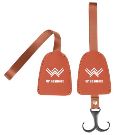 Custom PU Leather Vehicle Headrest Hook Hanger