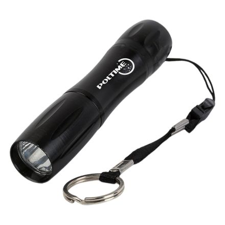 Custom Mini Aluminum LED Flashlight w/ Strap