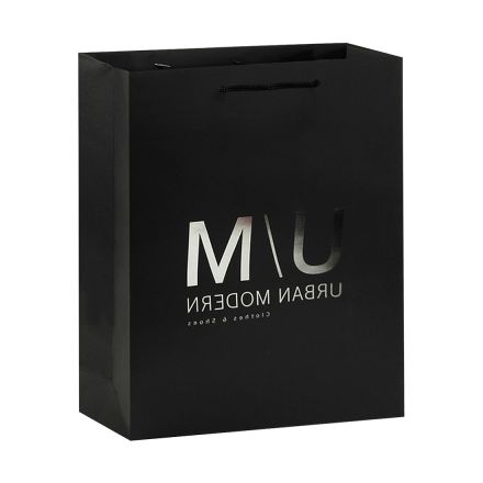 Foil Stamp Matt Laminated Custom Euro Tote - 9.5"W x 11.5"H x 4"D