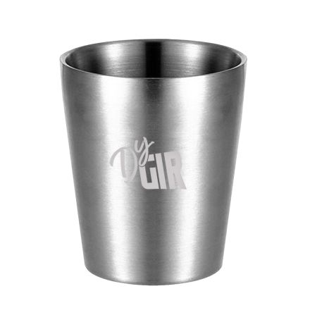 Custom Stainless Steel Camping Pint Glass - 10 oz.