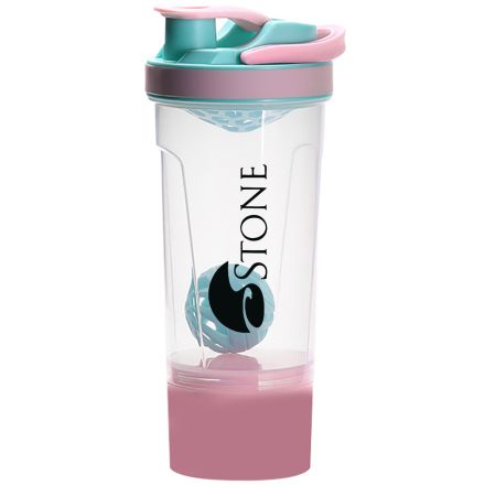 Custom Shaker Bottle w/ Storage - 24 oz.