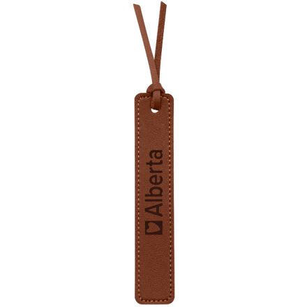 Custom Faux Leather Bookmark
