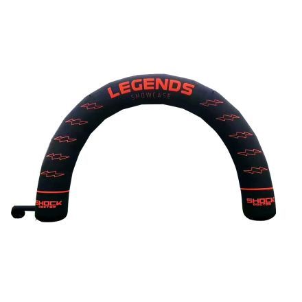 Full Color Custom 33' Round Inflatable Arch Display Kit