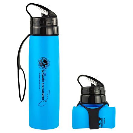 Roll-up Custom Water Bottle - 20 oz.