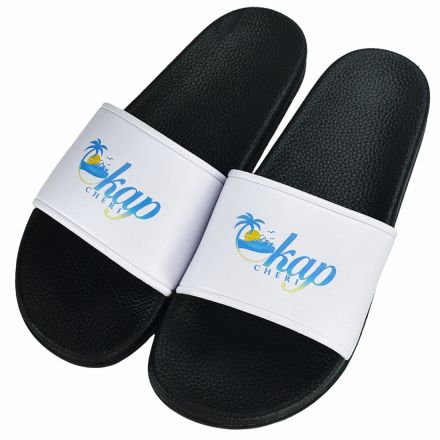 Full Color Custom PVC Non-Slip Bathroom Slippers
