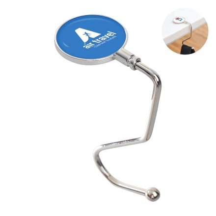 Full Color Custom Metal Crooked Purse Hanger