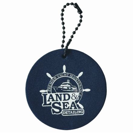 Full Color Custom Foam Floating Key Tag - Circle