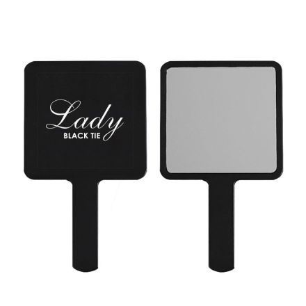 Custom Full Color Hand Held Cosmetic Mirror